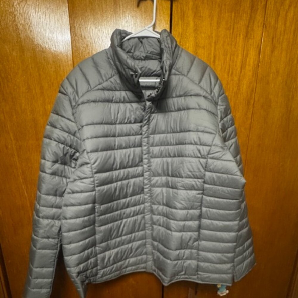 Delorem Ipsum gray XL puffer jacket